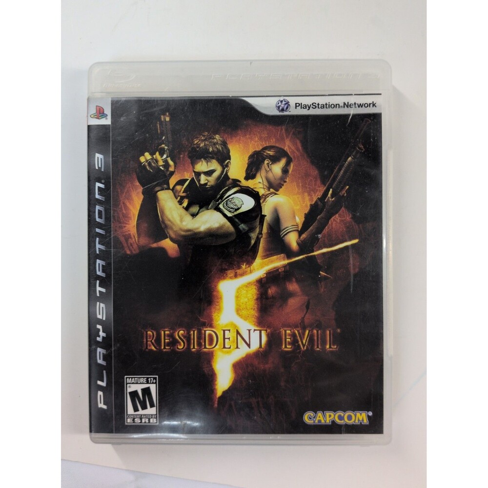 Resident Evil 5 PS3 PlayStation 3 Game Complete CIB w/ Manual Capcom Survival